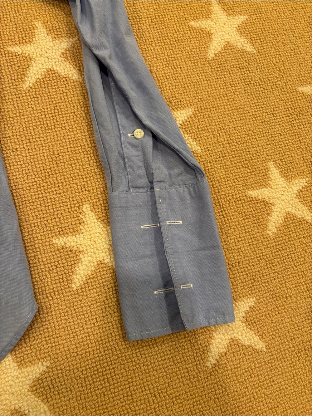 POLO BY RALPH LAUREN Men's Light Blue Dress Shirt - Slim Fit - Picture 4 of 5